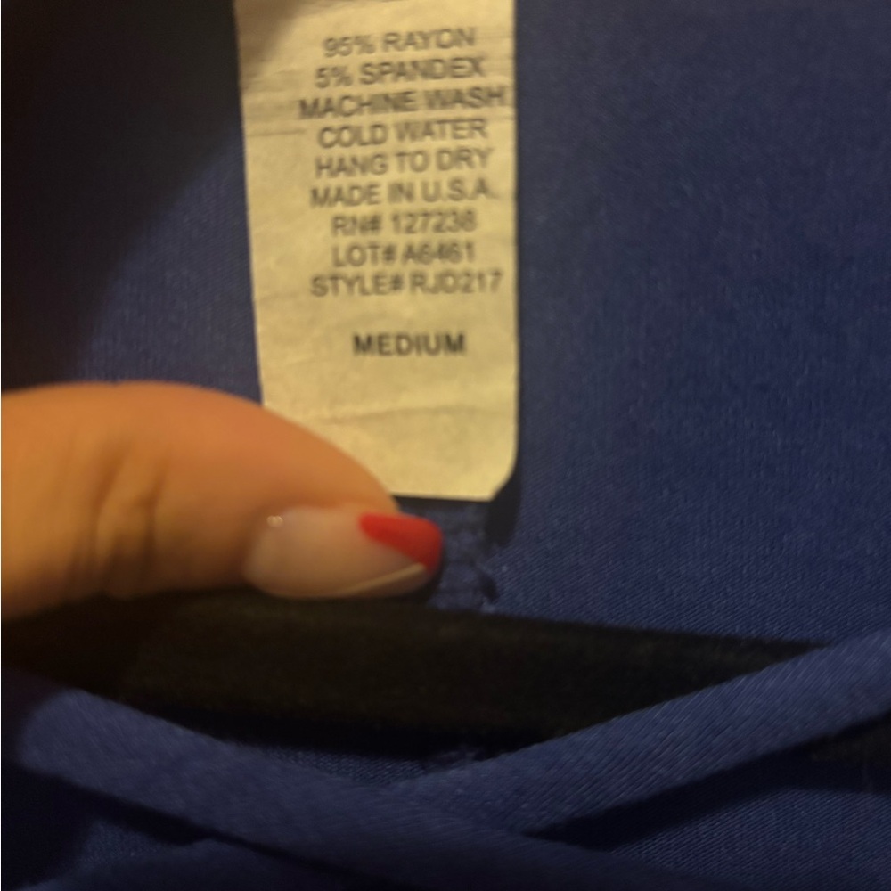 Elegant Blue Crisscross Dress - Picture 2 of 2